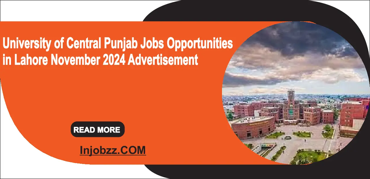 University of Central Punjab Jobs Opportunities in Lahore November 2024 Advertisement