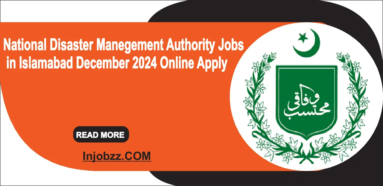 National Disaster Manegement Authority Jobs in Islamabad December 2024 Online Apply