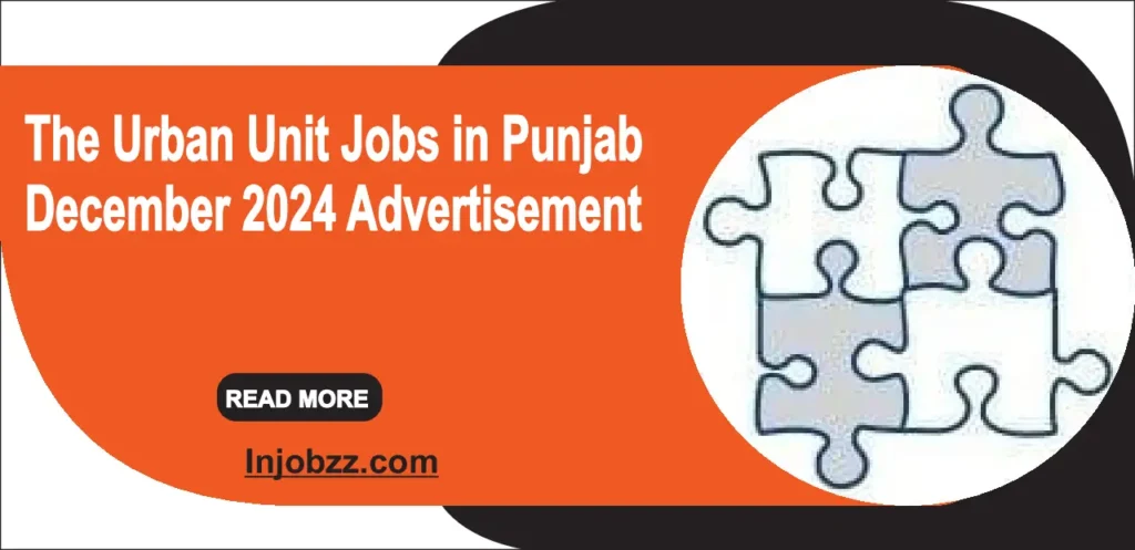 The Urban Unit Jobs in Punjab December 2024 Advertisement